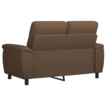 vidaXL Pohovka Hnedá 158 x 90 x 95 cm Látka – Obrázok 5
