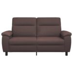 vidaXL Pohovka Tmavohnedá 178 x 90 x 95 cm Látka – Obrázok 3