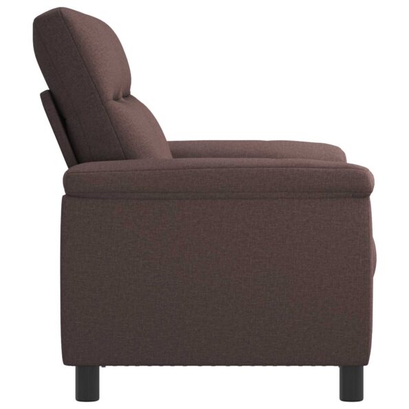 vidaXL Pohovka Tmavohnedá 178 x 90 x 95 cm Látka – Obrázok 4