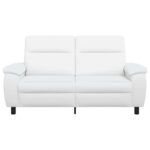 vidaXL Pohovka Biela 178 x 90 x 95 cm Látka – Obrázok 3