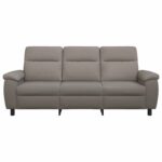 vidaXL Pohovka Sivohnedá 214 x 90 x 95 cm Látka – Obrázok 3