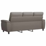 vidaXL Pohovka Sivohnedá 214 x 90 x 95 cm Látka – Obrázok 5