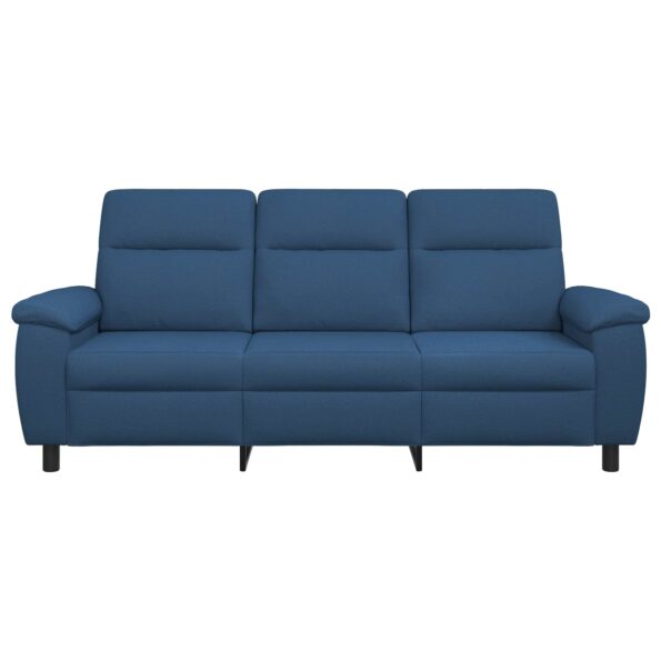 vidaXL Pohovka Modrá 214 x 90 x 95 cm Látka – Obrázok 3