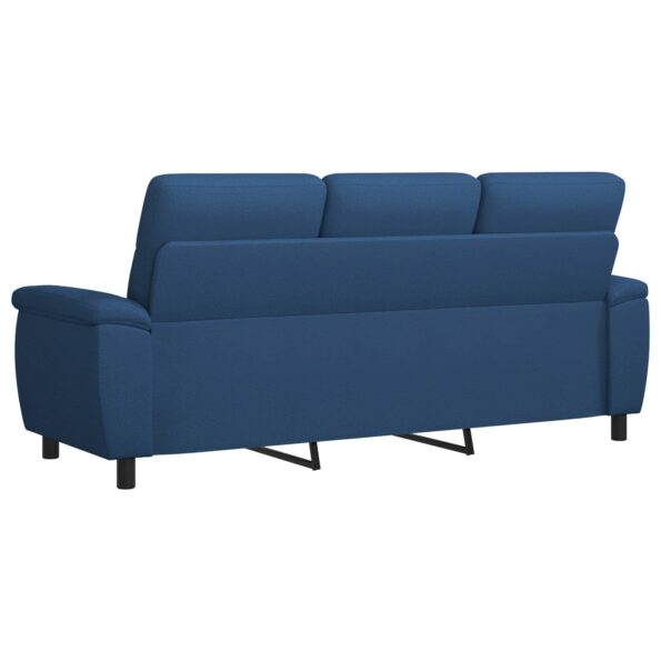 vidaXL Pohovka Modrá 214 x 90 x 95 cm Látka – Obrázok 5