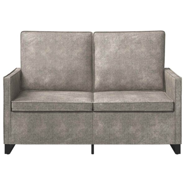 vidaXL Sofa pre 2 osoby Svetlosivá 130 x 81 x 82 cm – Obrázok 3