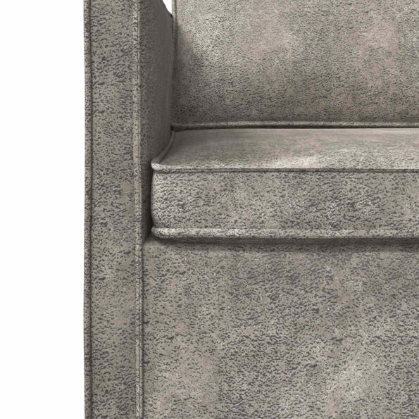 vidaXL Sofa pre 2 osoby Svetlosivá 130 x 81 x 82 cm – Obrázok 6