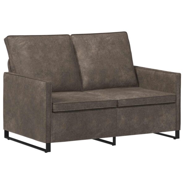 vidaXL Sofa pre 2 osoby Tmavosivá 130 x 81 x 82 cm – Obrázok 2