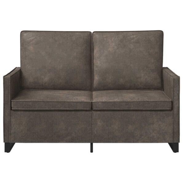 vidaXL Sofa pre 2 osoby Tmavosivá 130 x 81 x 82 cm – Obrázok 3