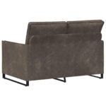 vidaXL Sofa pre 2 osoby Tmavosivá 130 x 81 x 82 cm – Obrázok 5