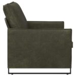 vidaXL Sofa pre 2 osoby Armádna zelená 130 x 81 x 82 cm – Obrázok 4