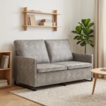 vidaXL Sofa pre 2 osoby Svetlosivá 150 x 81 x 82 cm