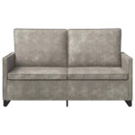 vidaXL Sofa pre 2 osoby Svetlosivá 150 x 81 x 82 cm – Obrázok 3
