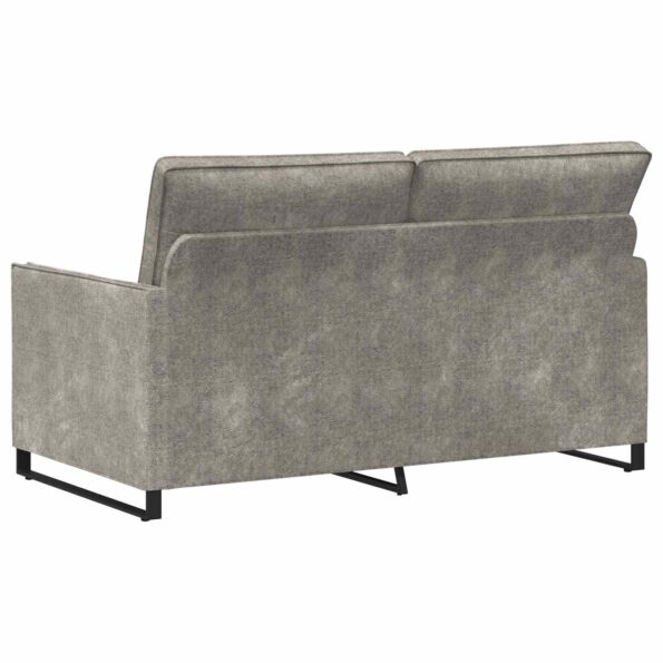 vidaXL Sofa pre 2 osoby Svetlosivá 150 x 81 x 82 cm – Obrázok 5
