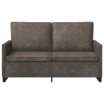 vidaXL Sofa pre 2 osoby Tmavosivá 150 x 81 x 82 cm – Obrázok 3
