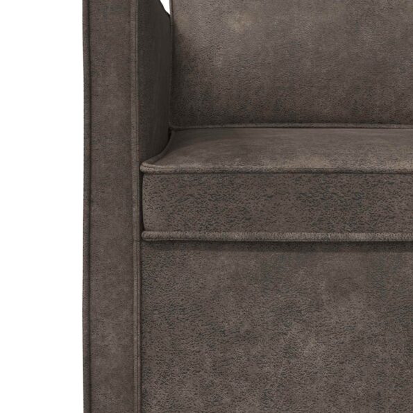 vidaXL Sofa pre 2 osoby Tmavosivá 150 x 81 x 82 cm – Obrázok 6