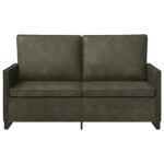 vidaXL Sofa pre 2 osoby Armádna zelená 150 x 81 x 82 cm – Obrázok 3