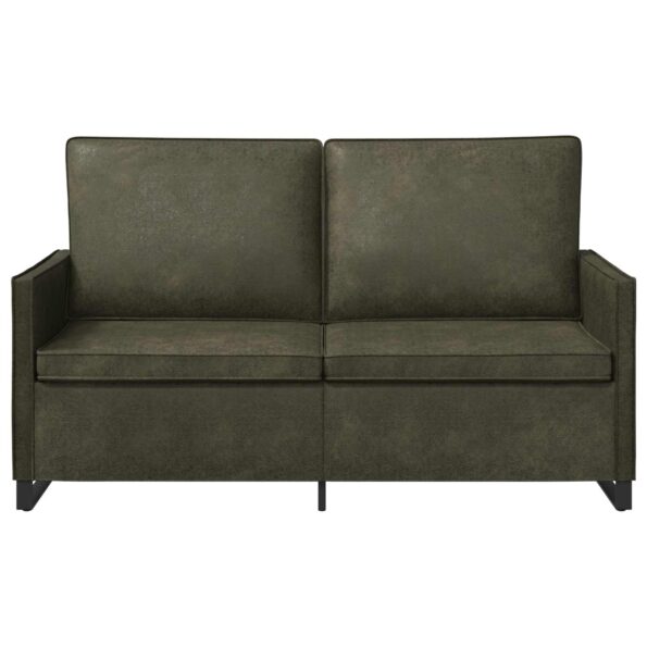 vidaXL Sofa pre 2 osoby Armádna zelená 150 x 81 x 82 cm – Obrázok 3