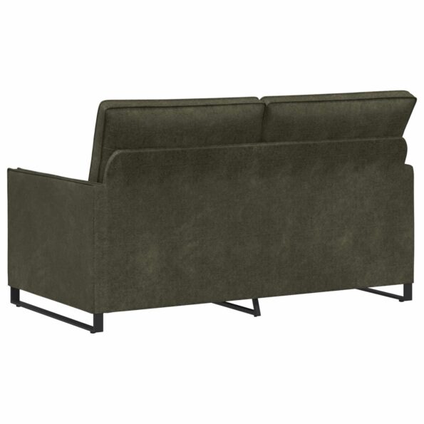 vidaXL Sofa pre 2 osoby Armádna zelená 150 x 81 x 82 cm – Obrázok 5