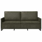 vidaXL Sedačka pre 3 Armádna zelená 190 x 81 x 82 cm – Obrázok 3