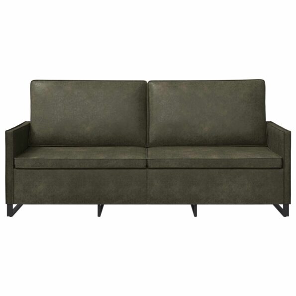 vidaXL Sedačka pre 3 Armádna zelená 190 x 81 x 82 cm – Obrázok 3