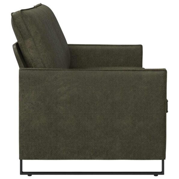 vidaXL Sedačka pre 3 Armádna zelená 190 x 81 x 82 cm – Obrázok 4