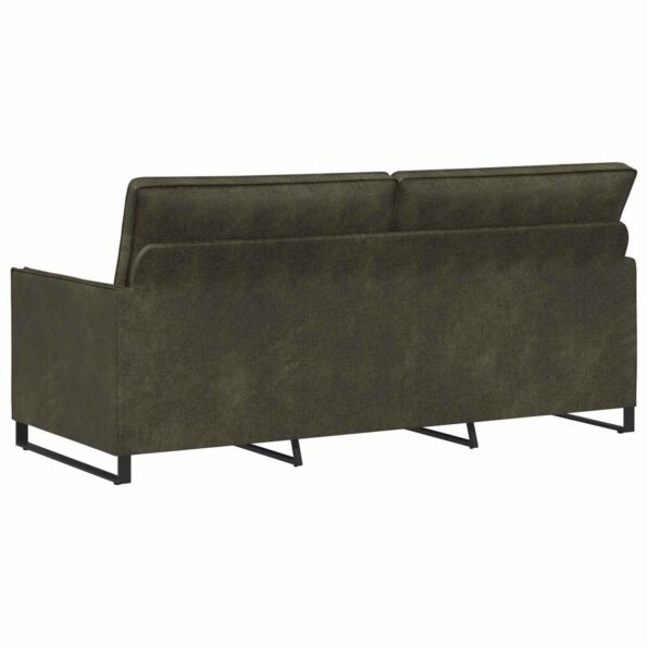 vidaXL Sedačka pre 3 Armádna zelená 190 x 81 x 82 cm – Obrázok 5