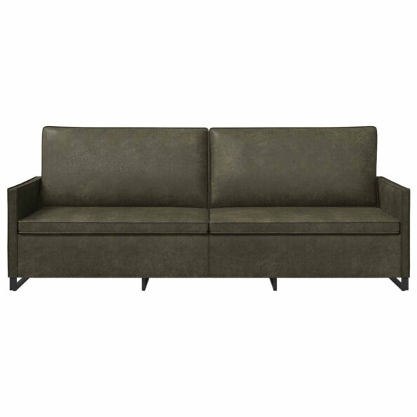 vidaXL Sedačka pre 3 Armádna zelená 220 x 81 x 82 cm – Obrázok 3