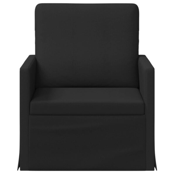 vidaXL Kreslo Čierna 70 x 81 x 82 cm Látka – Obrázok 3