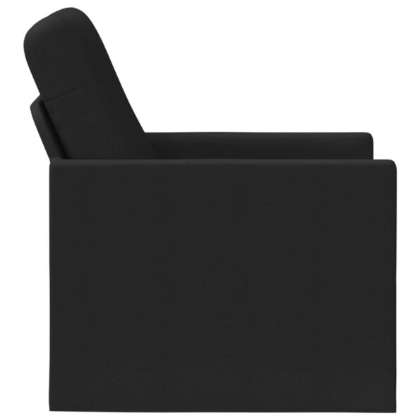 vidaXL Kreslo Čierna 70 x 81 x 82 cm Látka – Obrázok 4