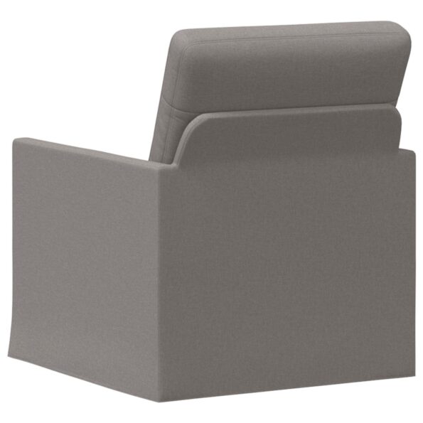 vidaXL Kreslo Sivohnedá 70 x 81 x 82 cm Látka – Obrázok 5