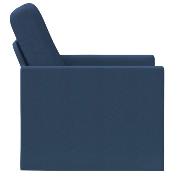 vidaXL Kreslo Modrá 70 x 81 x 82 cm Látka – Obrázok 4