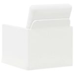 vidaXL Kreslo Biela 70 x 81 x 82 cm Látka – Obrázok 5