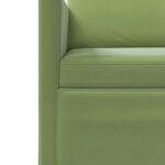 vidaXL Kreslo Svetlo zelená 70 x 81 x 82 cm Zamat – Obrázok 6
