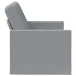 vidaXL Sofa pre 2 osoby Svetlosivá 130 x 81 x 82 cm Látka – Obrázok 4