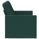 vidaXL Sofa pre 2 osoby Tmavozelená 130 x 81 x 82 cm Látka – Obrázok 4