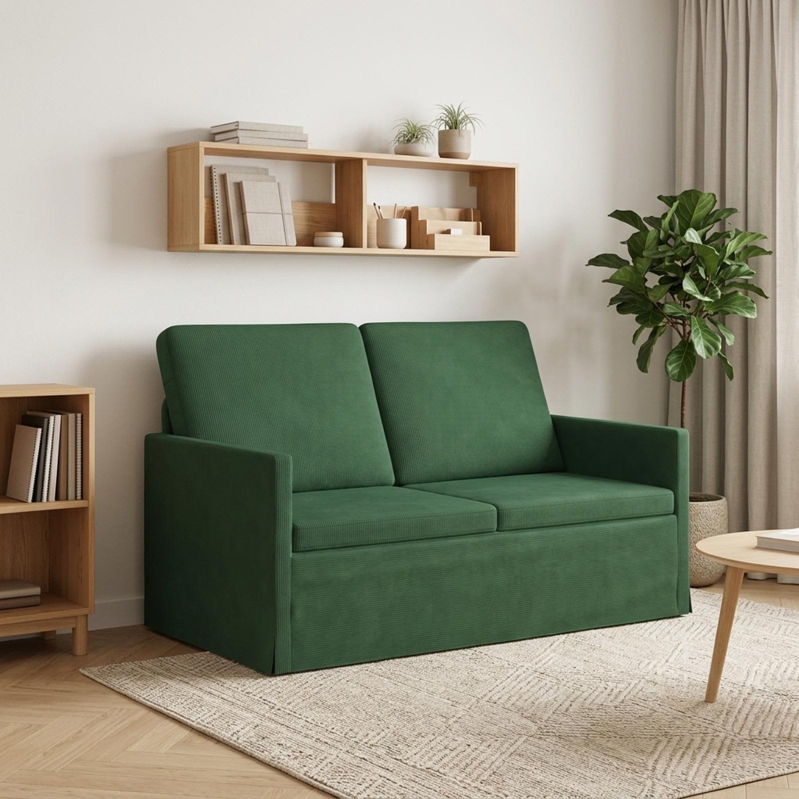 42041071_1.jpg vidaXL Sofa pre 2 osoby Jungle Green 130 x 81 x 82 cm – Obrázok 1