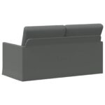 vidaXL Sofa pre 2 osoby Tmavosivá 150 x 81 x 82 cm Látka – Obrázok 5