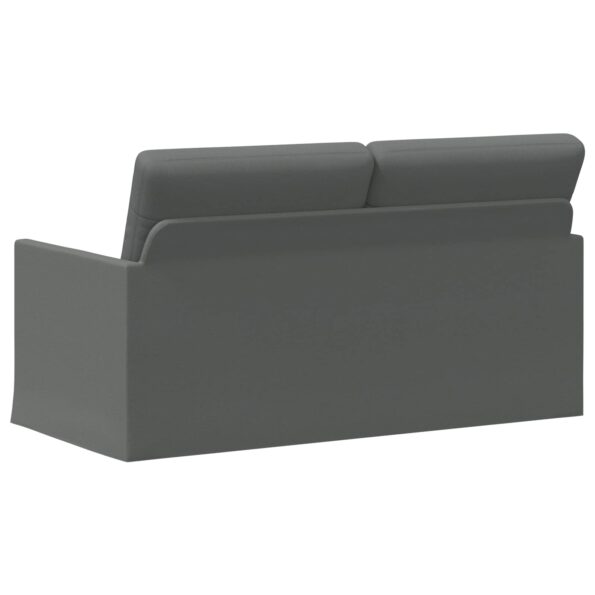 vidaXL Sofa pre 2 osoby Tmavosivá 150 x 81 x 82 cm Látka – Obrázok 5