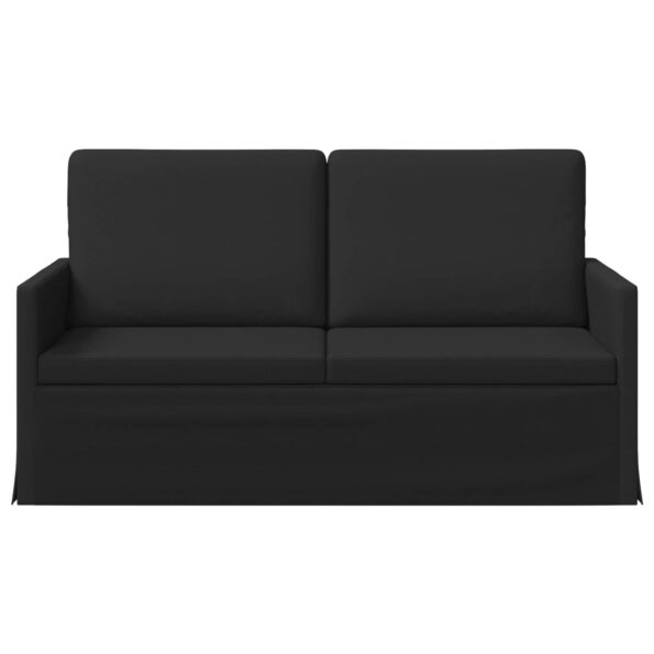 vidaXL Sofa pre 2 osoby Čierna 150 x 81 x 82 cm Látka – Obrázok 3