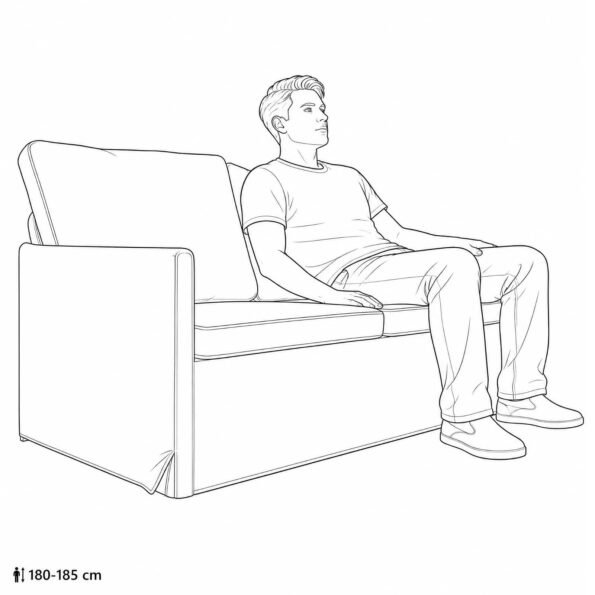 vidaXL Sofa pre 2 osoby Tmavohnedá 150 x 81 x 82 cm Látka – Obrázok 10
