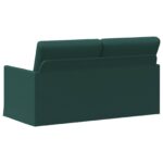 vidaXL Sofa pre 2 osoby Tmavozelená 150 x 81 x 82 cm Látka – Obrázok 5