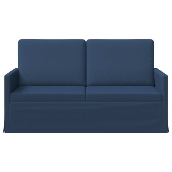 vidaXL Sofa pre 2 osoby Modrá 150 x 81 x 82 cm Látka – Obrázok 3