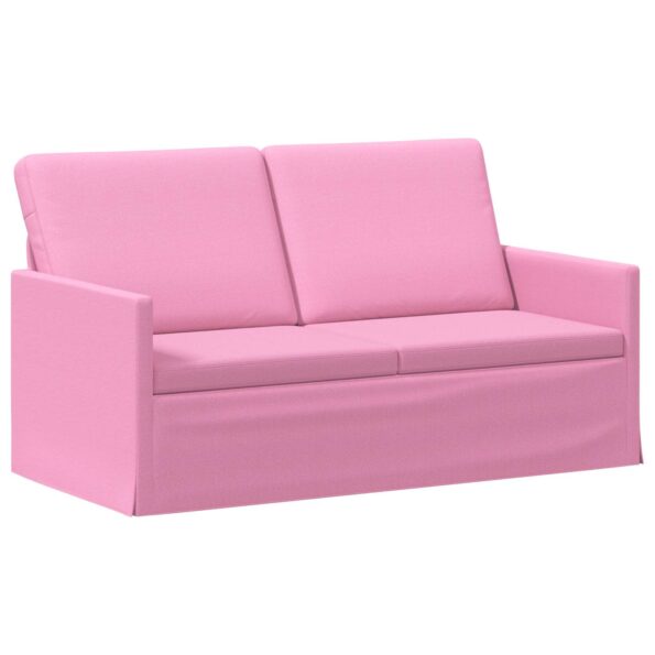 vidaXL Sofa pre 2 osoby Ružová 150 x 81 x 82 cm Látka – Obrázok 2