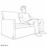 vidaXL Sofa pre 2 osoby Čierna 150 x 81 x 82 cm Zamat – Obrázok 10