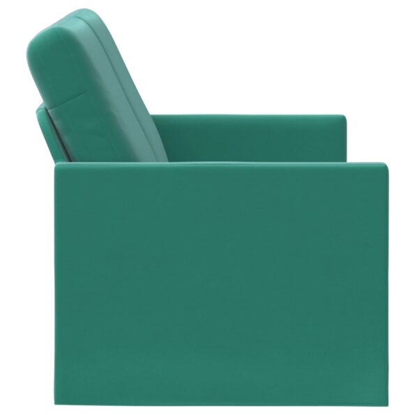 vidaXL Sofa pre 2 osoby Tyrkysová 150 x 81 x 82 cm Zamat – Obrázok 4