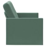 vidaXL Sofa pre 2 osoby Morská zelená 150 x 81 x 82 cm Zamat – Obrázok 4