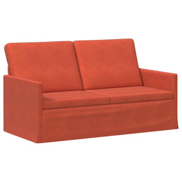 vidaXL Sofa pre 2 osoby Červenooranžová 150 x 81 x 82 cm – Obrázok 2