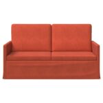 vidaXL Sofa pre 2 osoby Červenooranžová 150 x 81 x 82 cm – Obrázok 3