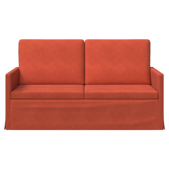 vidaXL Sofa pre 2 osoby Červenooranžová 150 x 81 x 82 cm – Obrázok 3