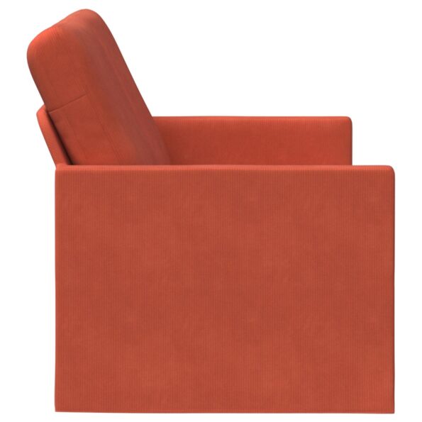 vidaXL Sofa pre 2 osoby Červenooranžová 150 x 81 x 82 cm – Obrázok 4